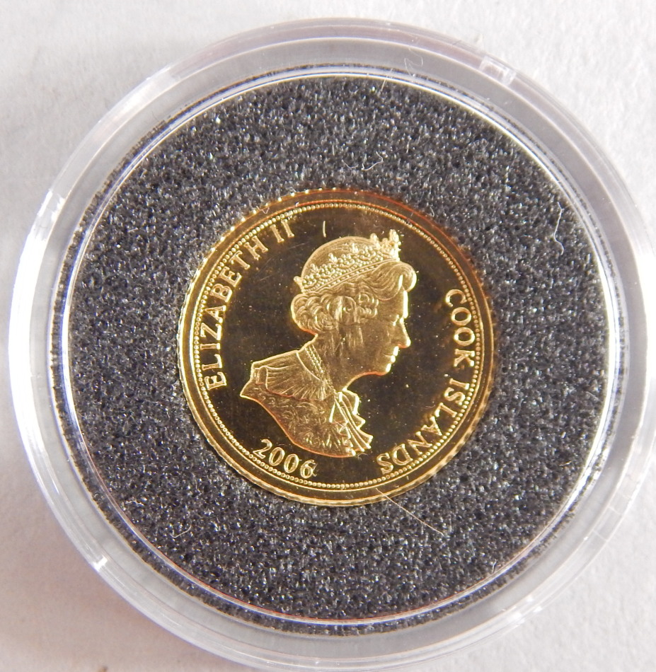 Two Gold Miniature Collection proof coins, to include 2005 Vice Admiral Lord Horatio Nelson gold - Image 5 of 5