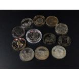 Twelve Royalty coin collection coins, to include Anniversary of Queen Elizabeth II and Prince