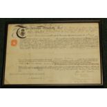 An apprenticeship indenture, awarded to May Burton of Rasen Lane Lincoln for an apprenticeship in