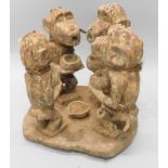 Withdrawn presale by vendor- Tribal Art. A Baule 'Mbra' Gbekre divination ritual figures from the