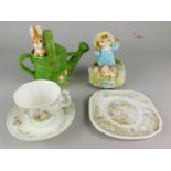 A collection of Royal Albert and other pieces, to include a Beatrix Potter Peter Rabbit in a