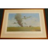 After Gerald Coulson. Manston, 12th August 1940, artist signed limited edition print, also signed by