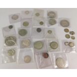 Miscellaneous British silver coins, to include half crowns etc, some Victorian