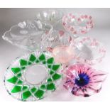 A quantity of Art glass, to include original Waltherglas etc.