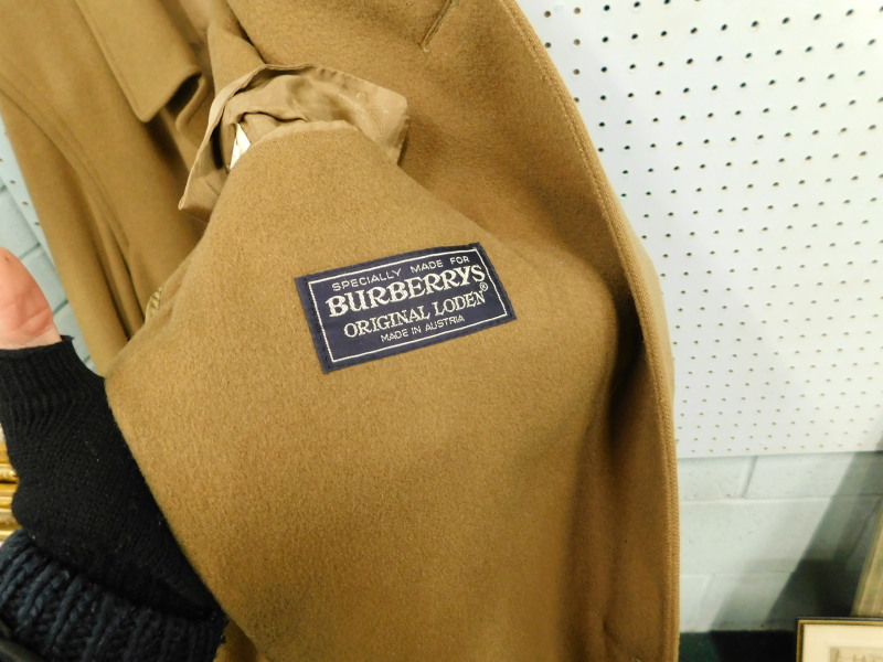 A Burberrys original Loden coat, labelled made in Austria - Bild 2 aus 2
