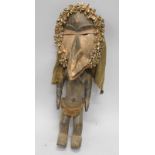 Tribal Art. A Dan 'Krahn' fetish mask figure from Liberia, early 20thC., 66cm highProvenance: Fine