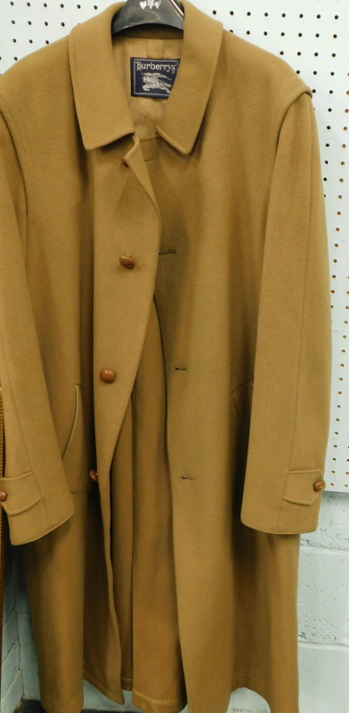 A Burberrys original Loden coat, labelled made in Austria