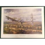 After Ronald T K Wong. Friendly Ordnance, Beer Run to Normandy, artist signed limited edition print,