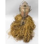 Tribal Art. A Baga Nimba 'Dmba' shoulder mask from Guinea Bassau, early to mid 20thC., 68cm