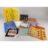 Twelve various coin sets, to include Gilbert islands 1979 etc