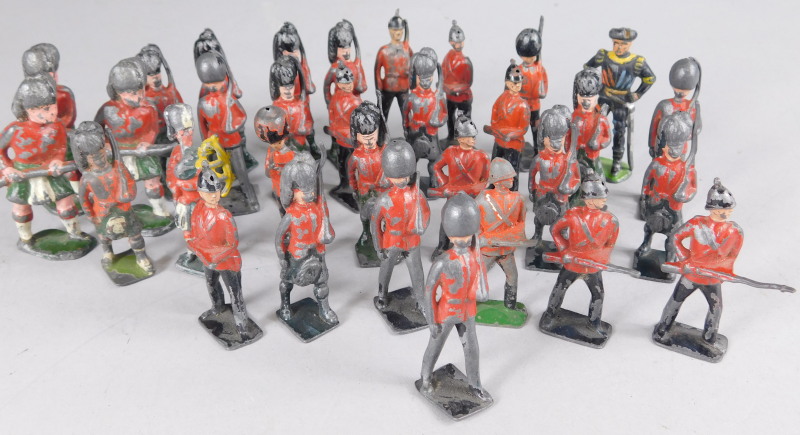 A collection of early/mid 20thC lead soldiers, by Britains etc.