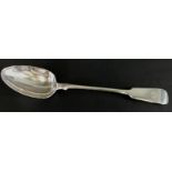 A Victorian silver fiddle pattern basting spoon, London 1846, maker's stamp IRS, 3½oz