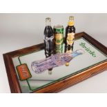 Various collectables, to include a Coca Cola limited edition World cup bottle, a Coca Cola mirror, a