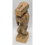 Tribal Art. A Baule 'Mbra' Gbekre monkey cult figure from the Ivory Coast, early 20thC., 70cm