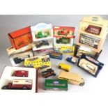 Various die cast vehicles, to include Vanguard, Dinky, Matchbox Models of Yesteryear etc.