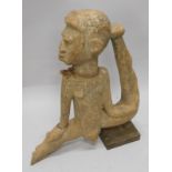 Tribal Art. A Lobi disfigurement figure from Burkina Faso, early 20thC, 72cm highProvenance: Sylla