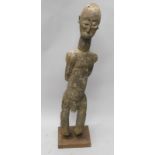 Tribal Art. A Lobi ancestral figure from Burkina Faso, early 20thC., 105cm high overallProvenance: