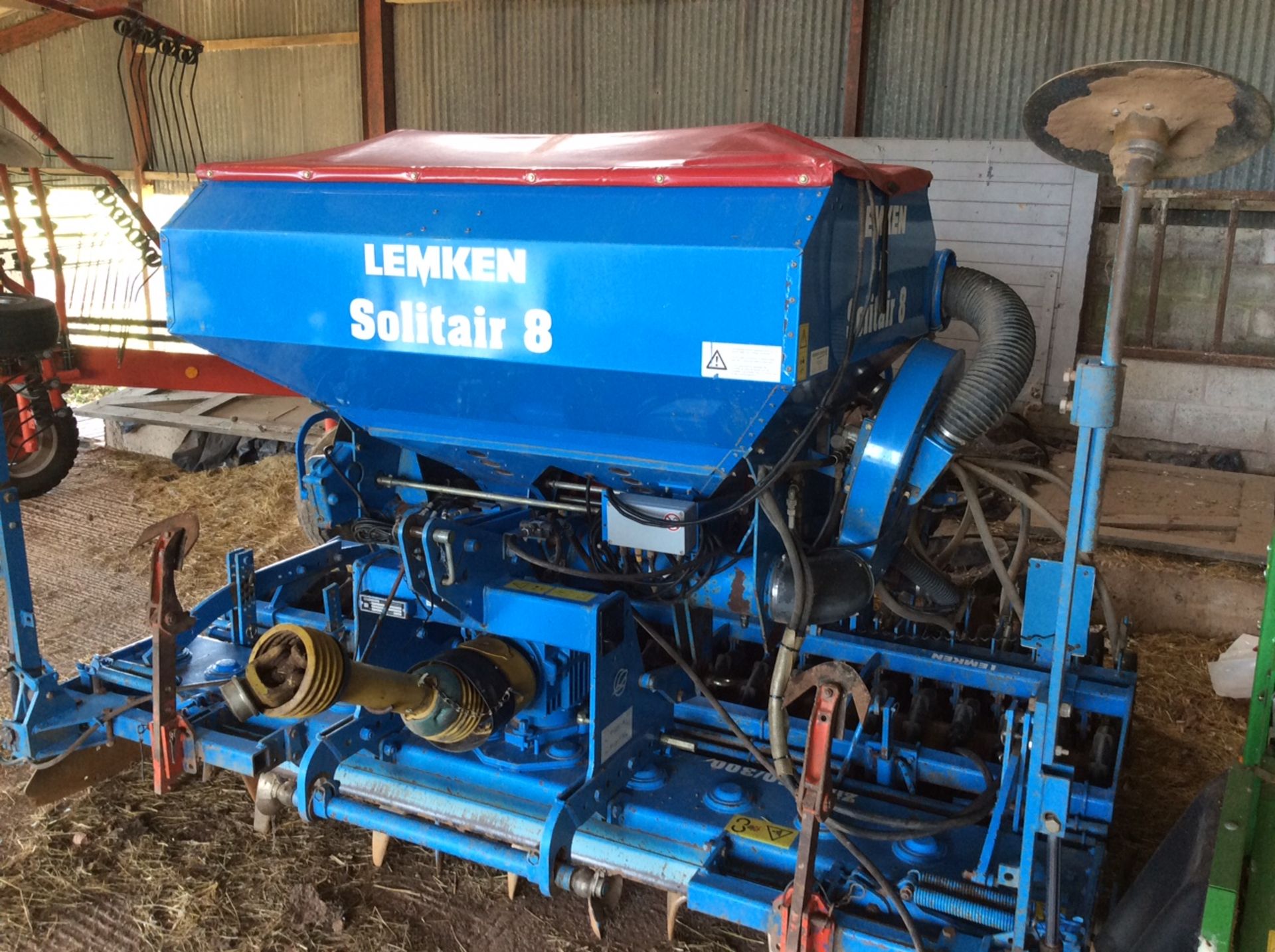 LEMKEN SOLITAIRE 8 DRILL COMPLETE WITH ZIRKEN 10 POWER HARROW COMBINATION - Image 4 of 5