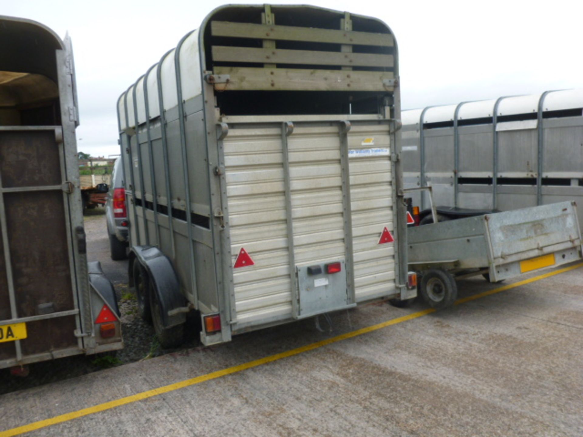 IFOR WILLIAMS 12' STOCK TRAILER WITH SHEEP DECKS