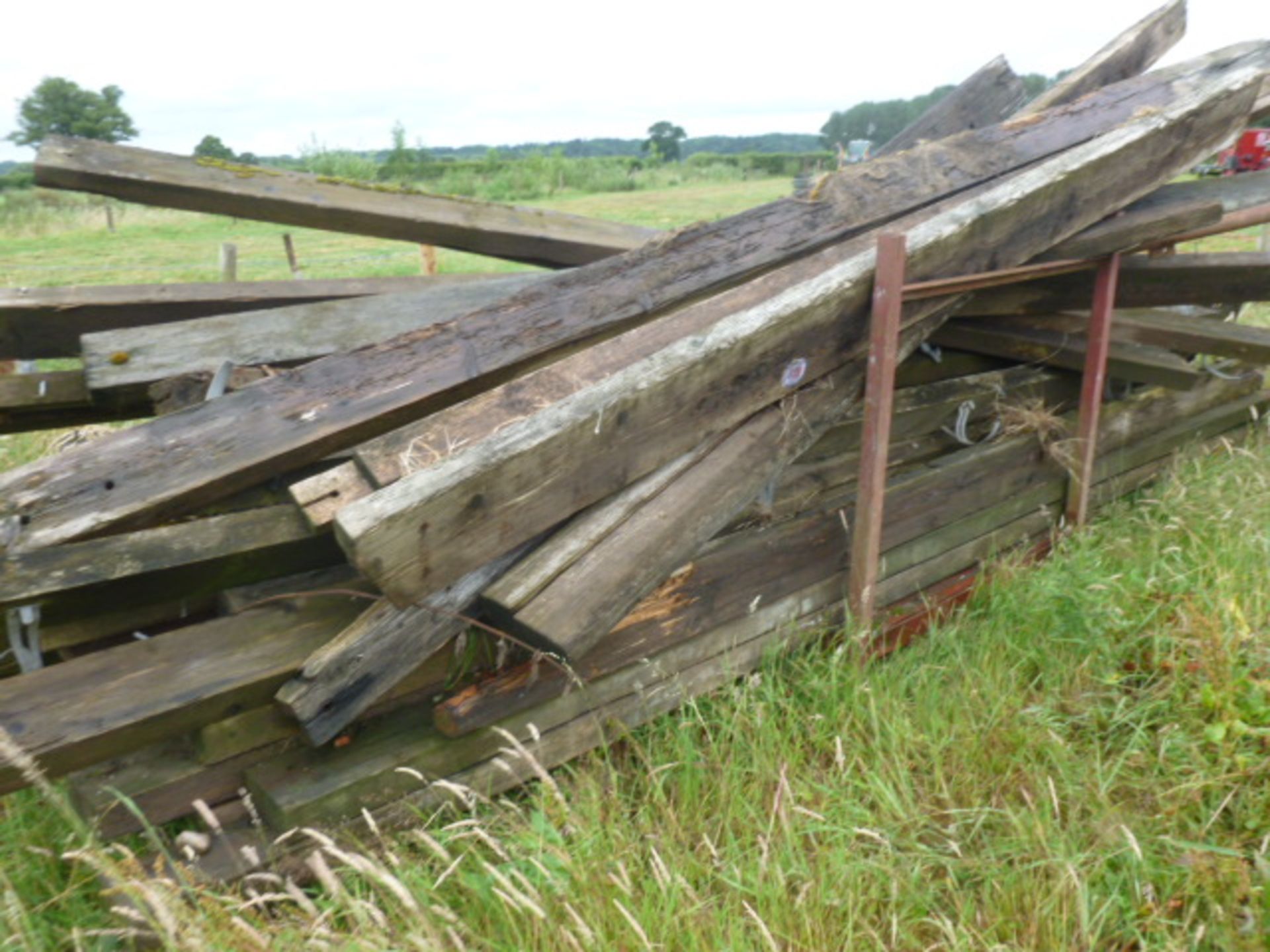 STILLAGE OF TIMBER