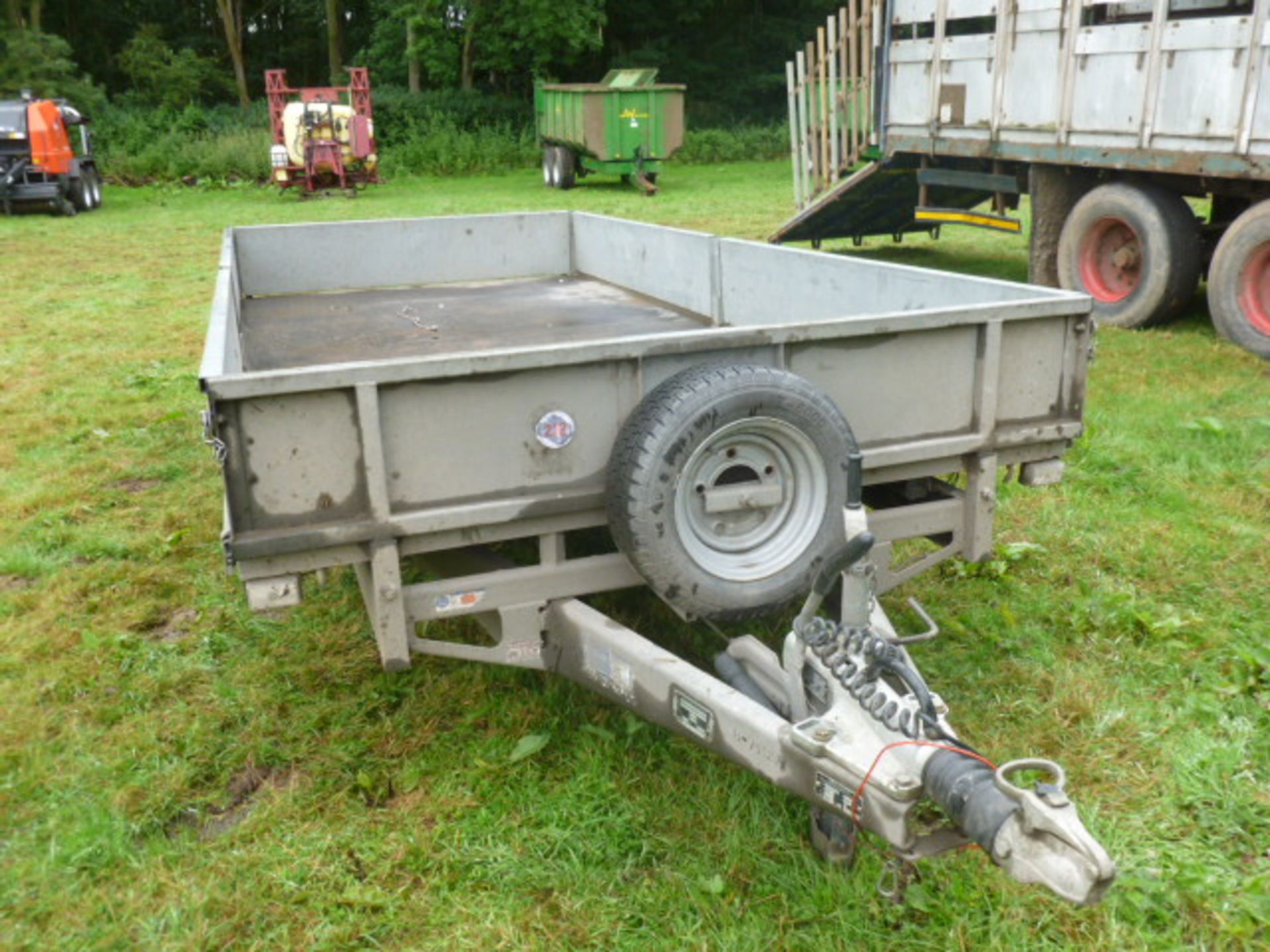 IFOR WILLIAMS 16FT TWIN AXLE TRAILER (3.5 TON)LM1469 C/W SIDES