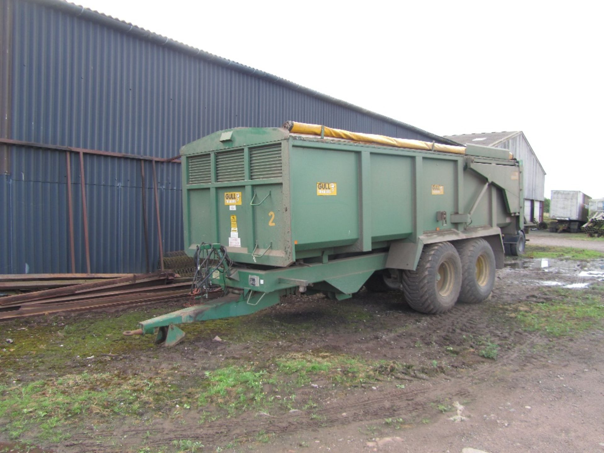 GULL T/A 14T GRAIN TRAILER C/W FLOTATION TYRES (2004)