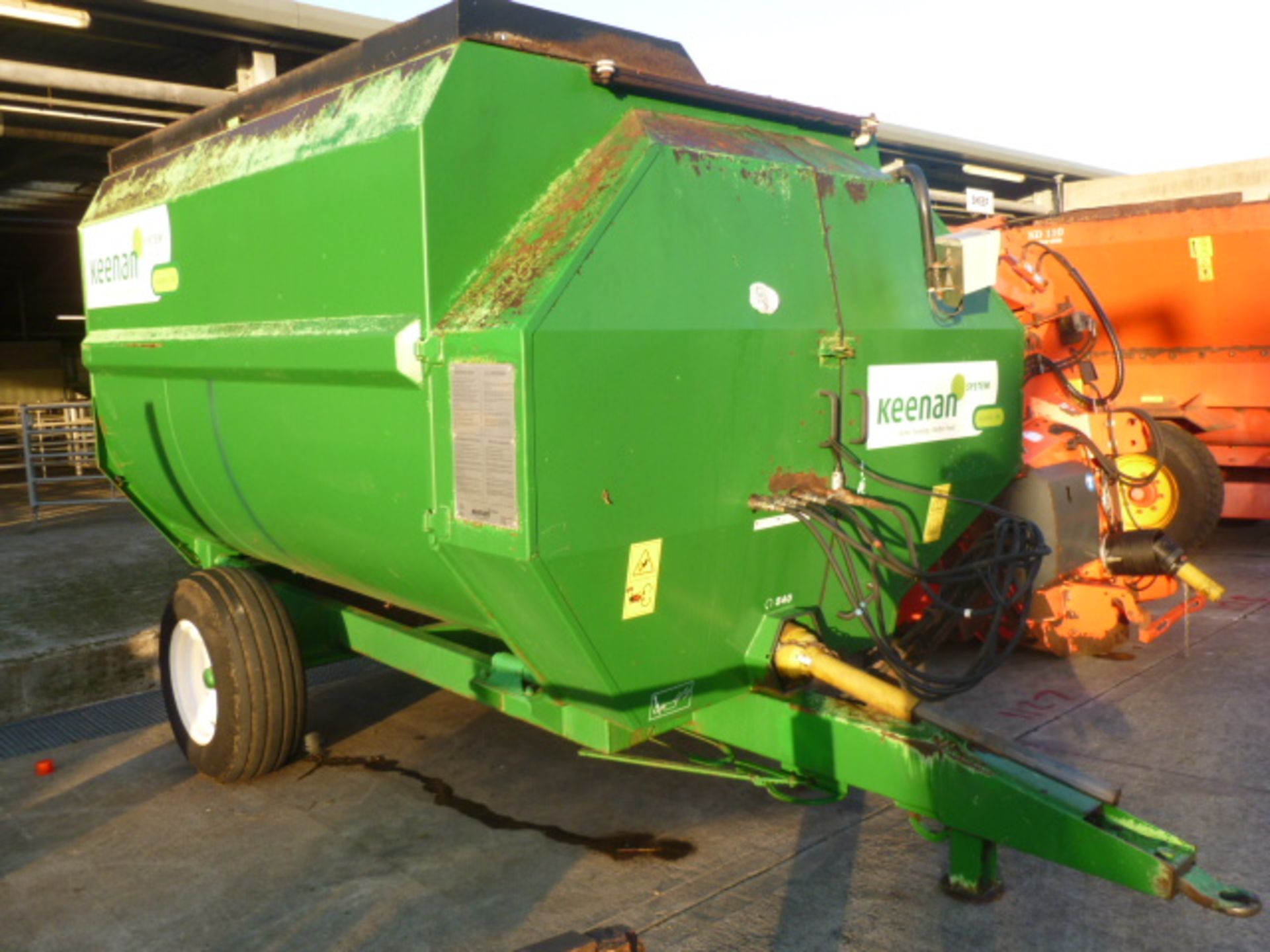 KEENAN FB100 FEEDER WAGON - Image 2 of 2