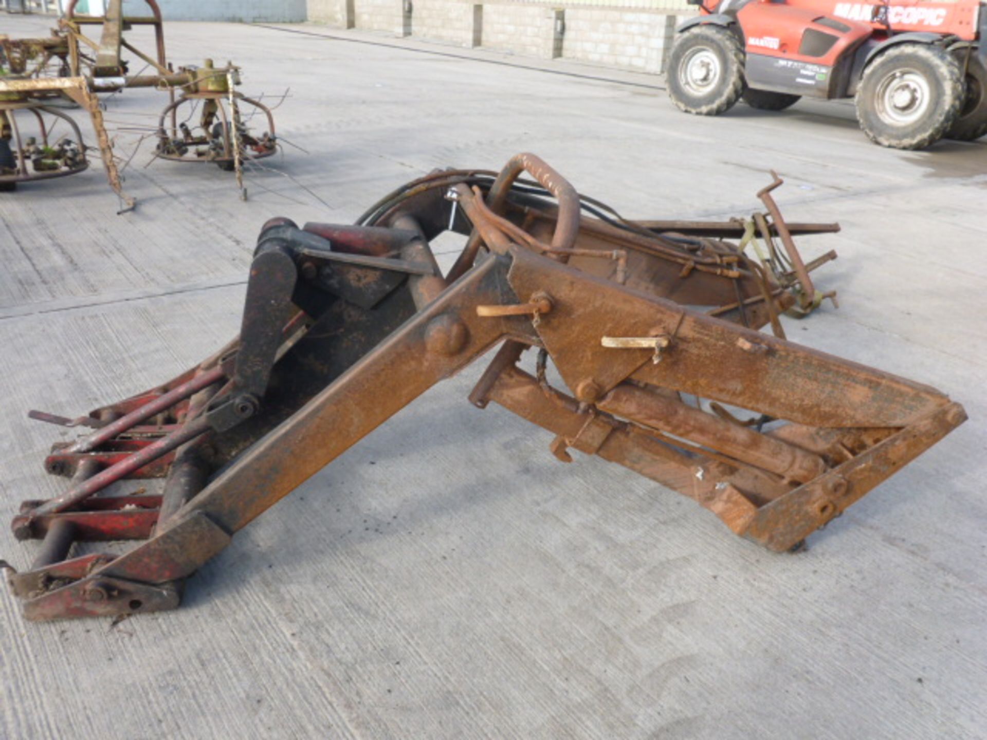 FIRE DAMAGED LOADER