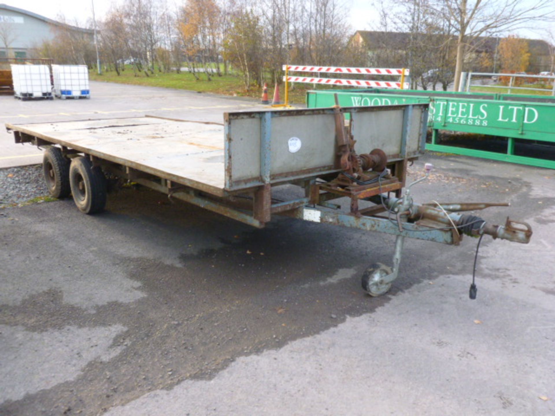 14' WILLIAMS FLAT BED TRAILER (WELL USED