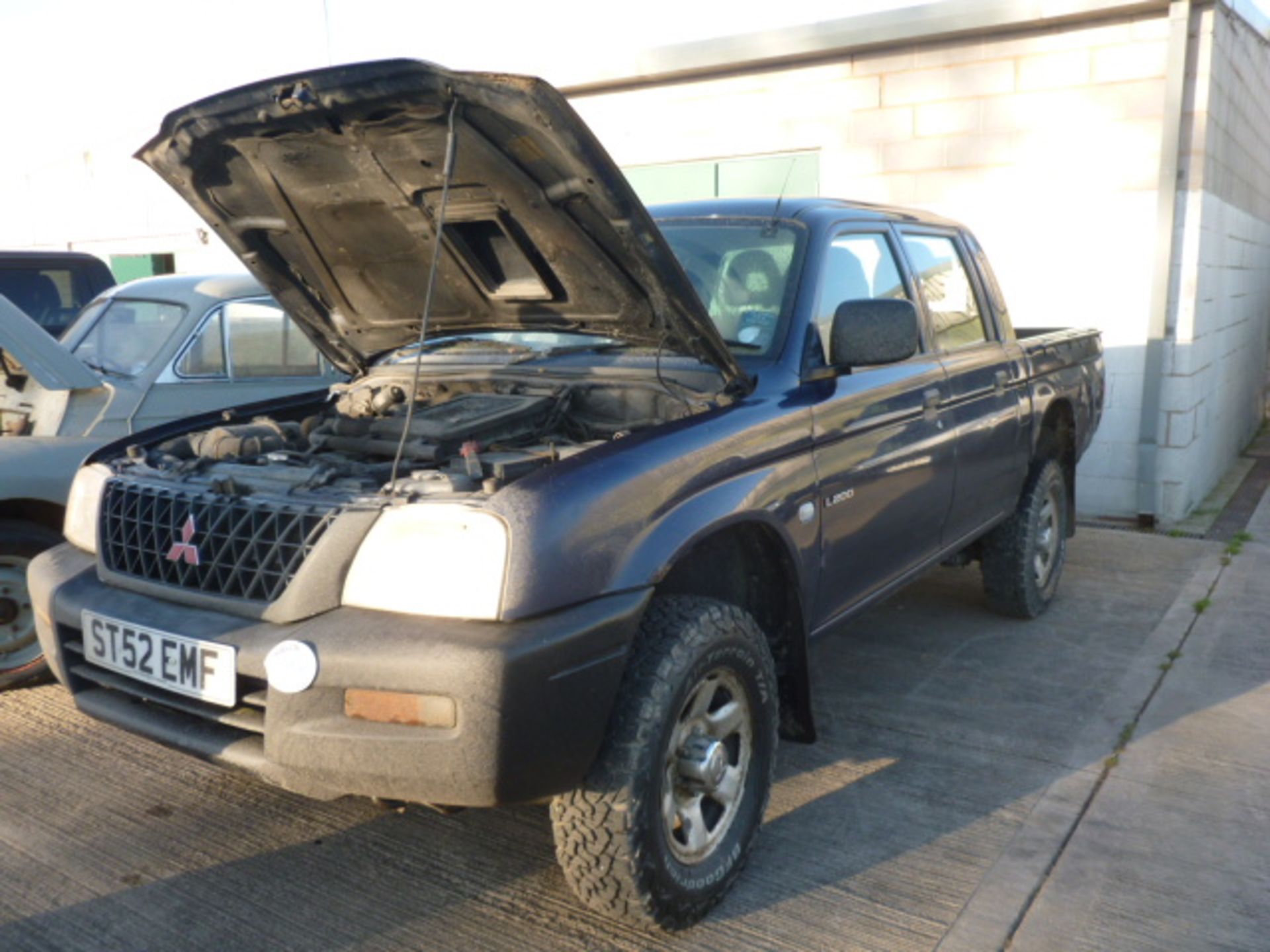 MITSUBICHI L200 4WD TD FOUR WORK DOUBLE CAB PICKUP LOAD LINER 142,000 MILES ST52 EMF