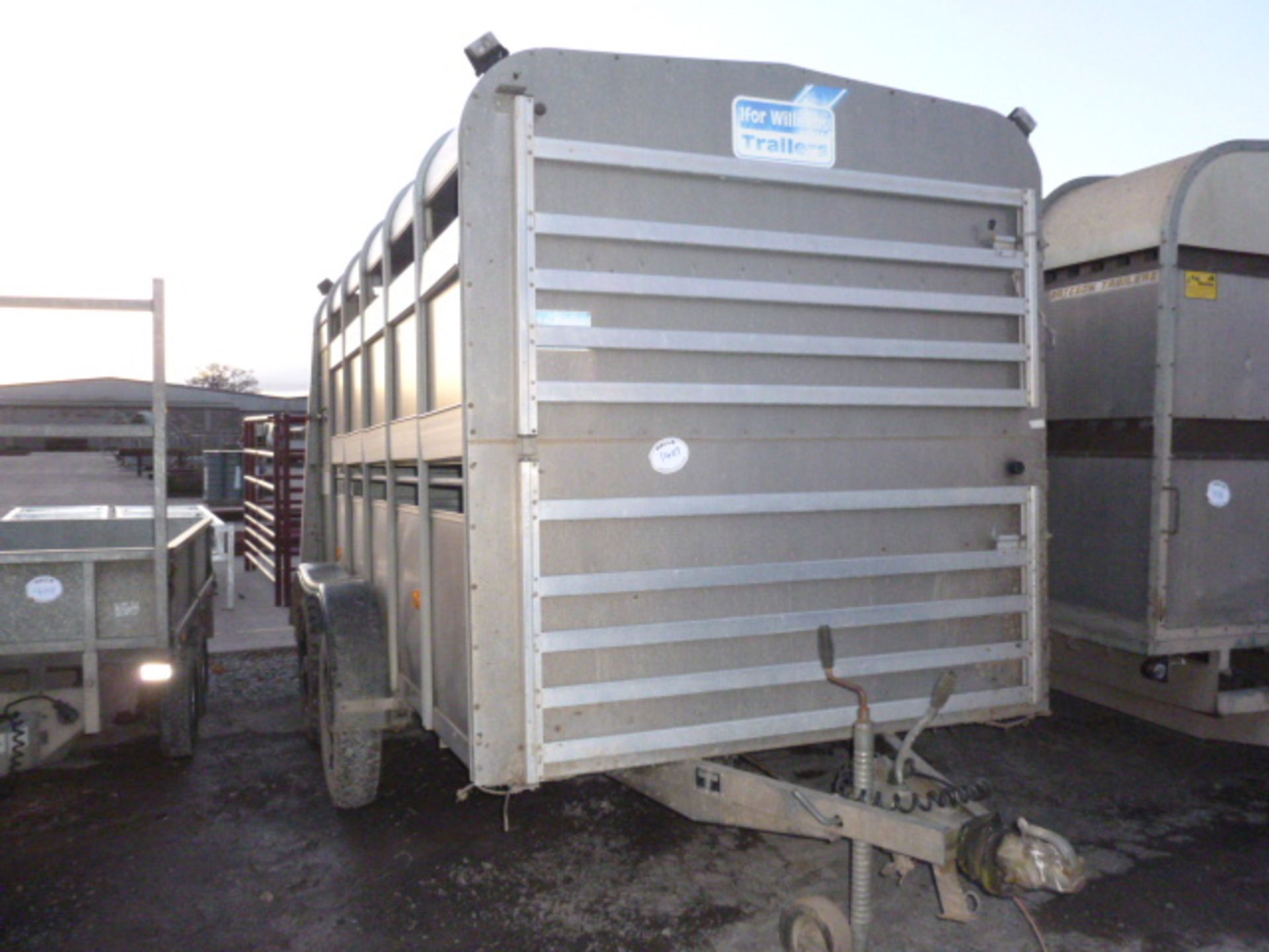 IFOR WILLIAMS 12FT STOCK TRAILER C/W DEC - Image 2 of 2