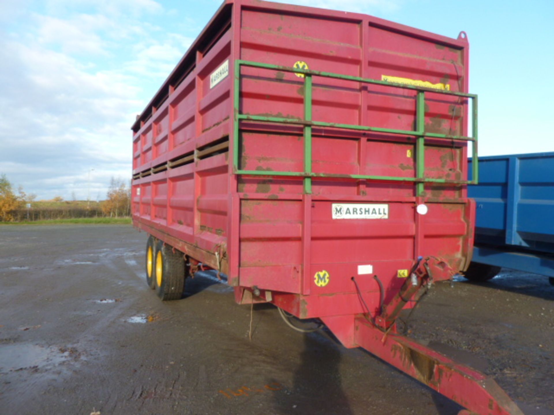 MARSHALL  25FT BC12 TRAILER WITH CATTLE BOX - Image 2 of 2