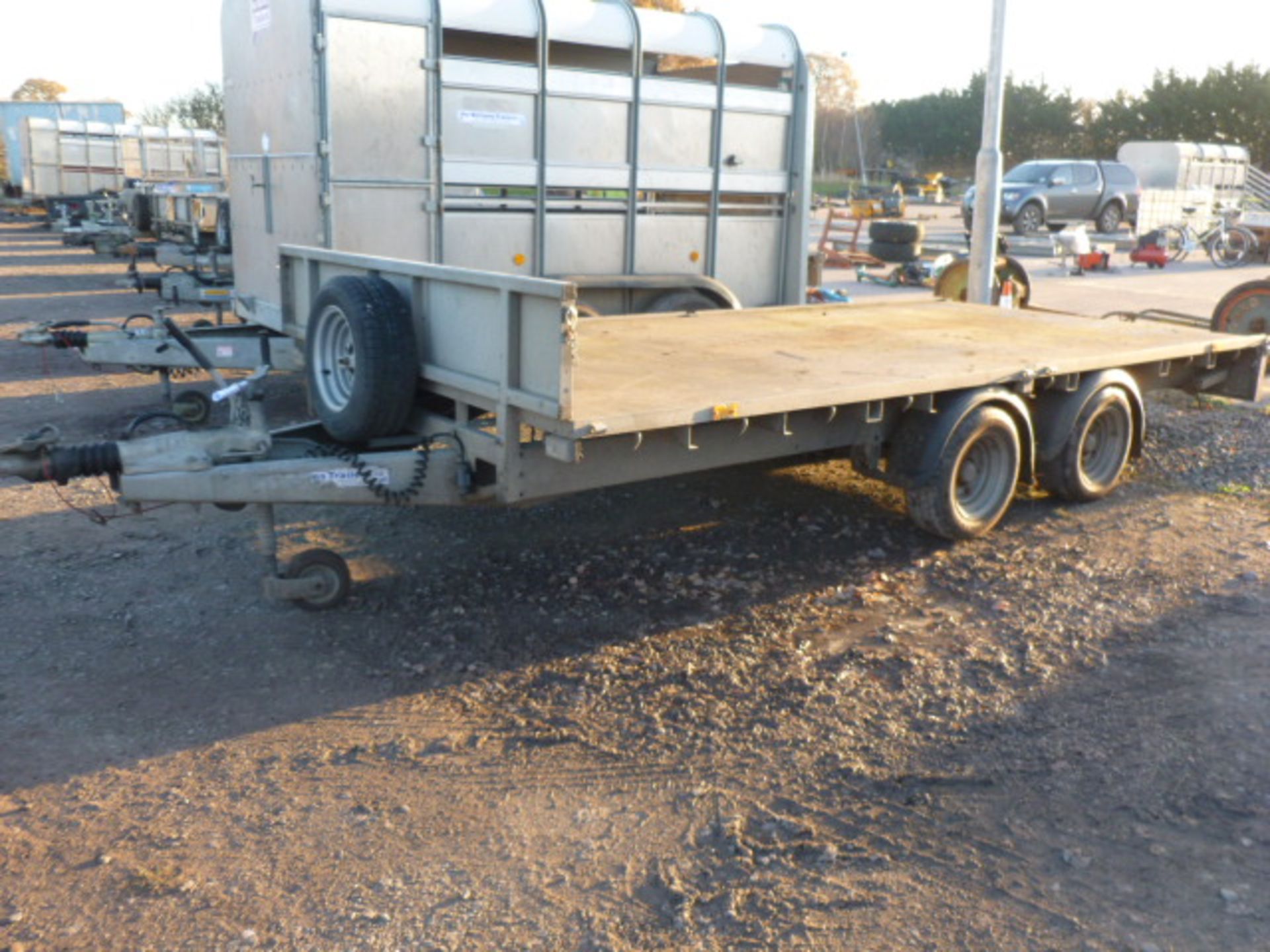 IFOR WILLIAMS LM146 FLATBED TRAILER C/W HEADBOARD - Image 2 of 2