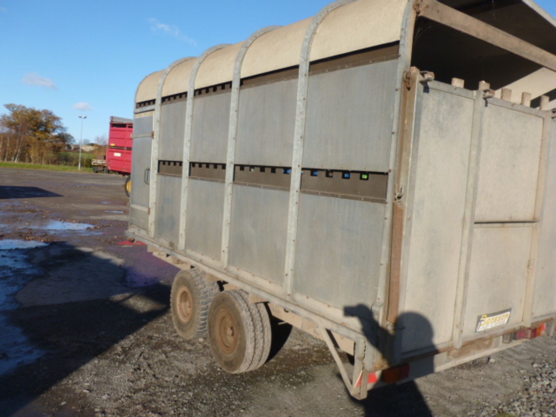 BATESON STOCK TRAILER WITH DECKS - Image 2 of 2