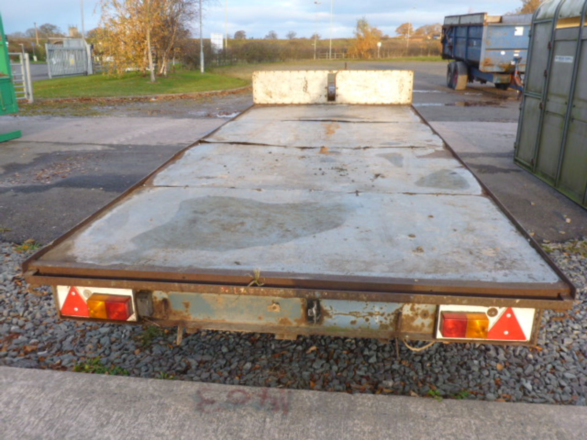 14' WILLIAMS FLAT BED TRAILER (WELL USED - Image 2 of 2