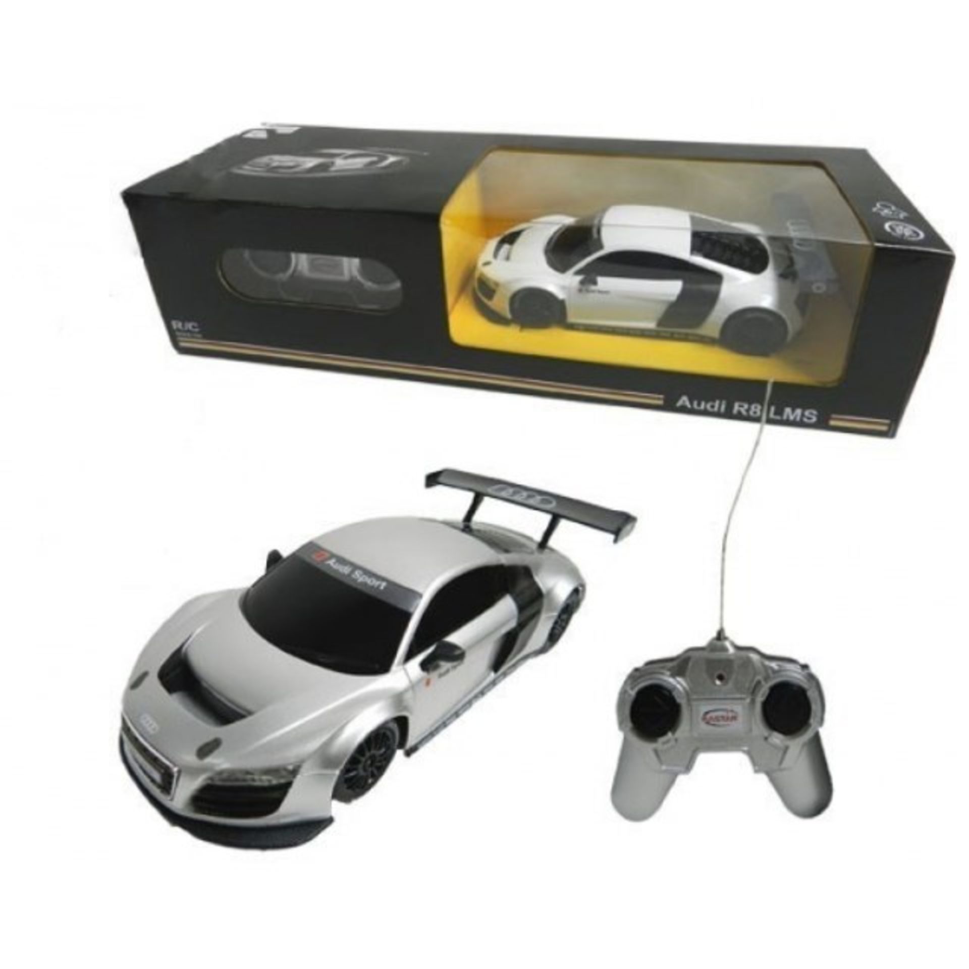 V Brand New 1:24 Scale Radio Control Audi R8 LMS - Officially Licensed Product - Colour May Vary X 2