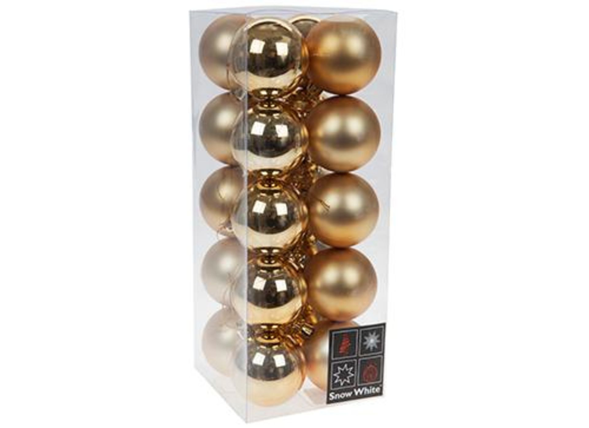 V Brand New Set Of 20 Luxury Christmas Baubles X 2 YOUR BID PRICE TO BE MULTIPLIED BY TWO