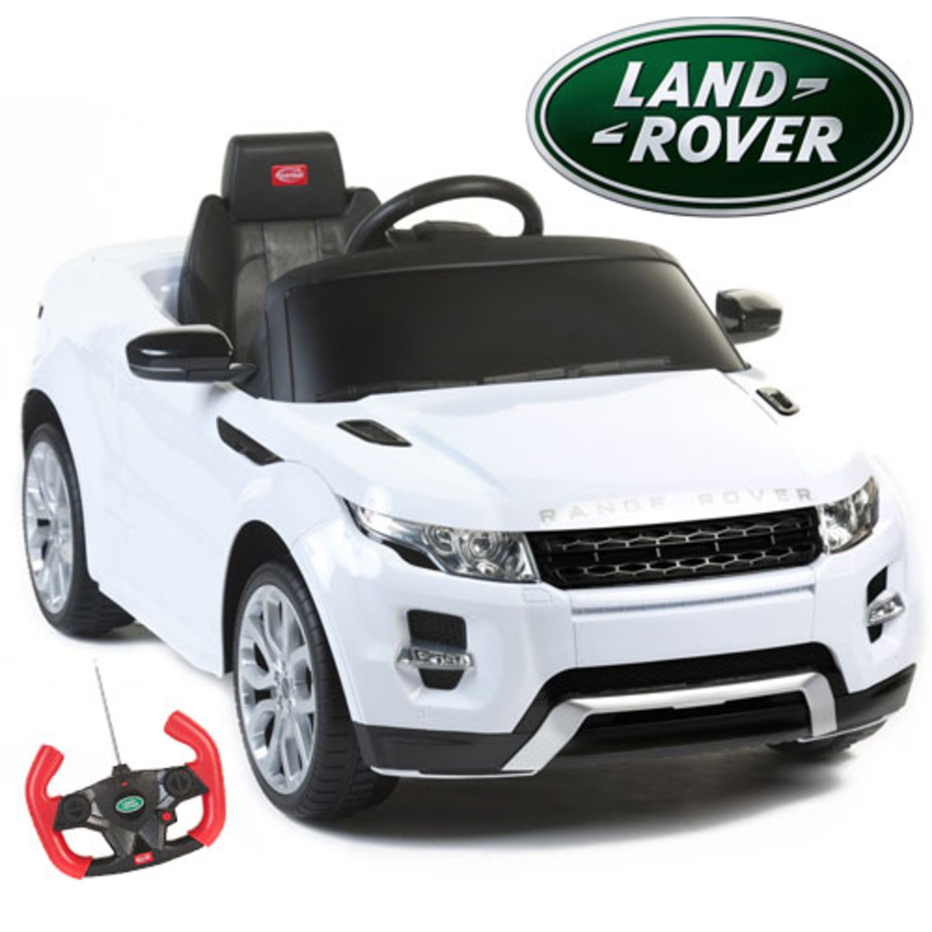 V Brand New Range Rover Evoque 12V Ride on Car - Parental Override Remote Control - Officially