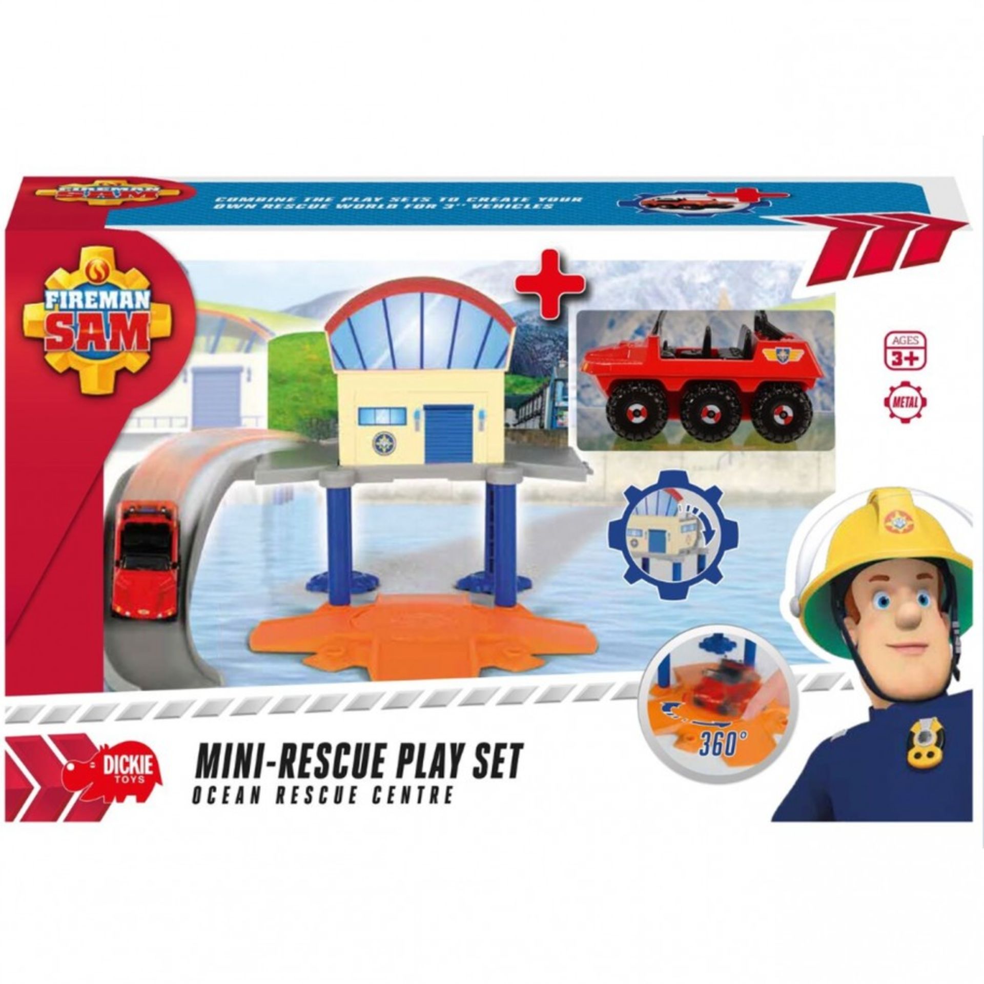 V Brand New Fireman Sam Mini-Rescue Ocean Rescue Centre Play Set ISP - £23.29 Argos X 2 YOUR BID