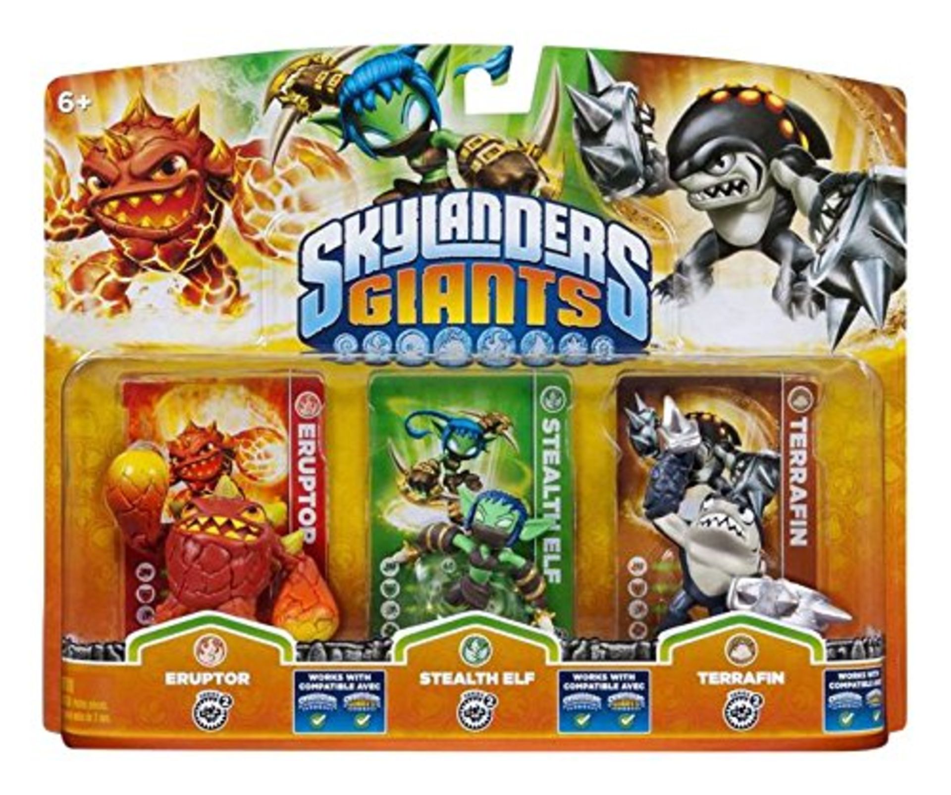 V *TRADE QTY* Brand New Activision Skylanders Giants Triple Character Pack Various Characters