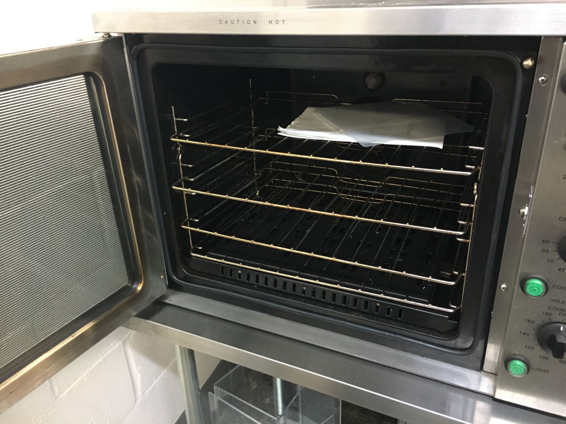 Stainless Steel Commercial Oven/Grill with Three Shelves and Manual Dimensions Approx 60 x 80 x - Bild 2 aus 2