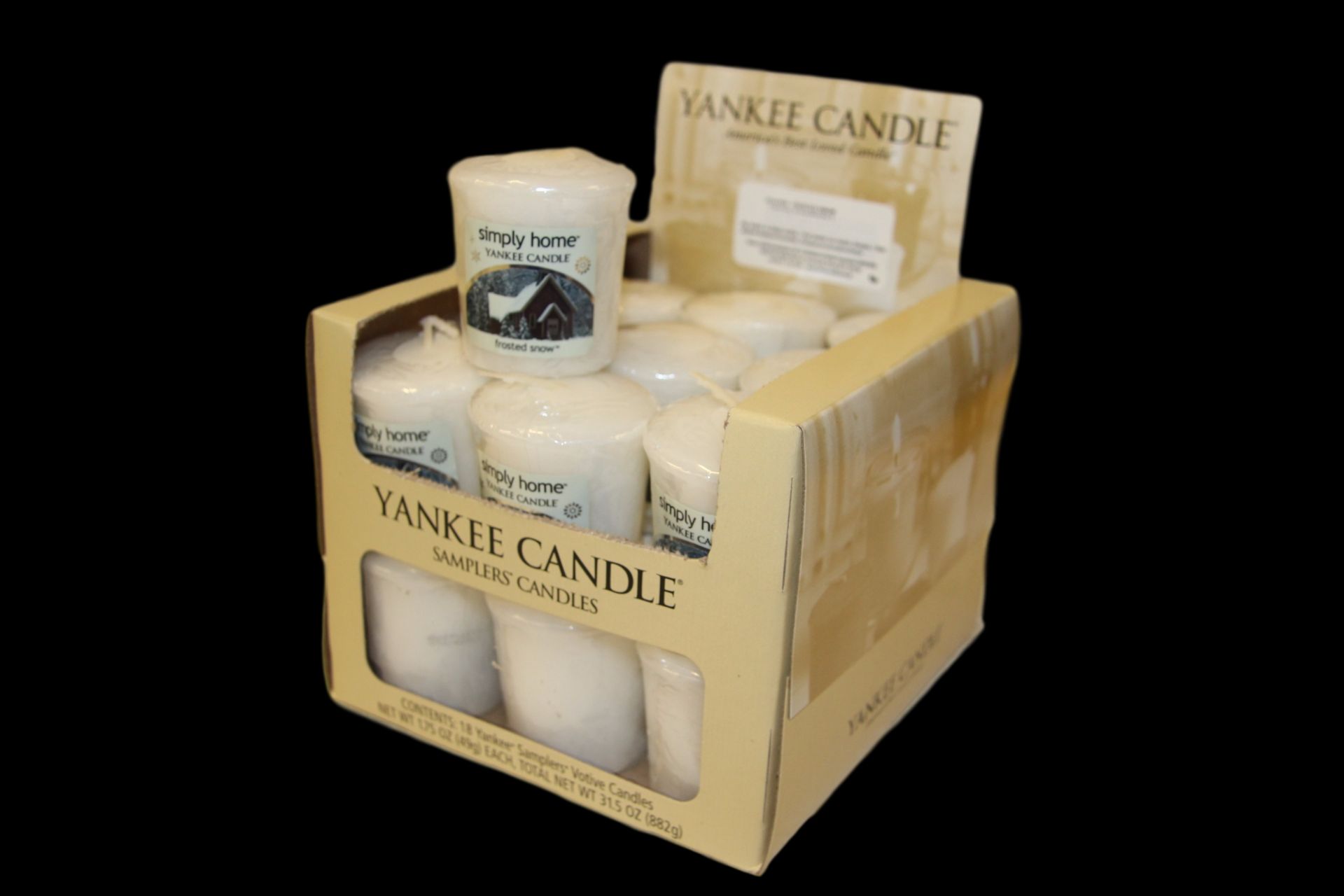 V *TRADE QTY* Brand New 18 x Yankee Candle Frosted Snow 49g eBaY Price£27.00 X 3 YOUR BID PRICE TO