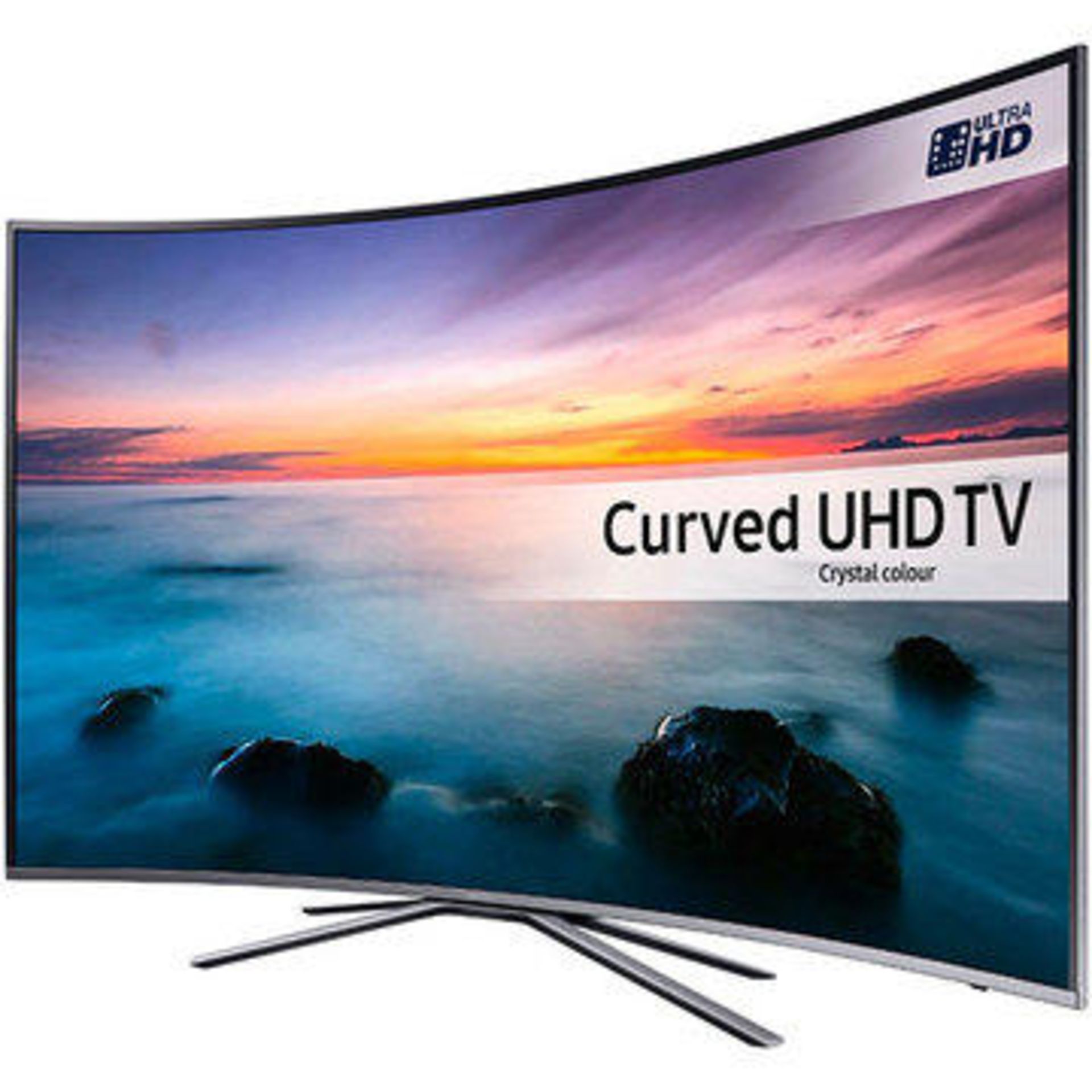 V Grade A Samsung 49" Curved HDR LED 4K Ultra HD Smart TV With Freeview HD - Freesat HD - Smart -