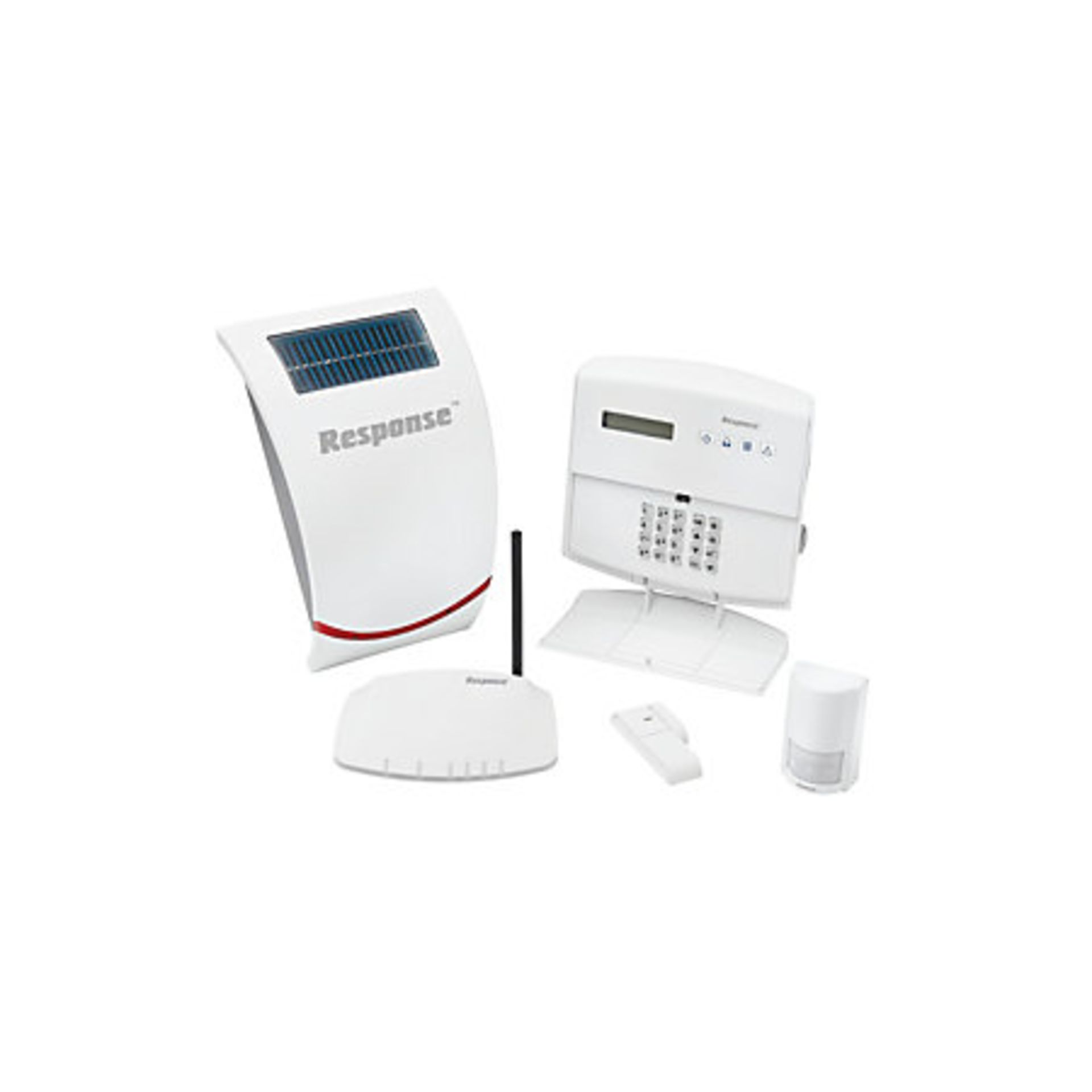 V Brand New GlobalGuard Wireless Home Alarm System With Movement Detector - Door Detector and