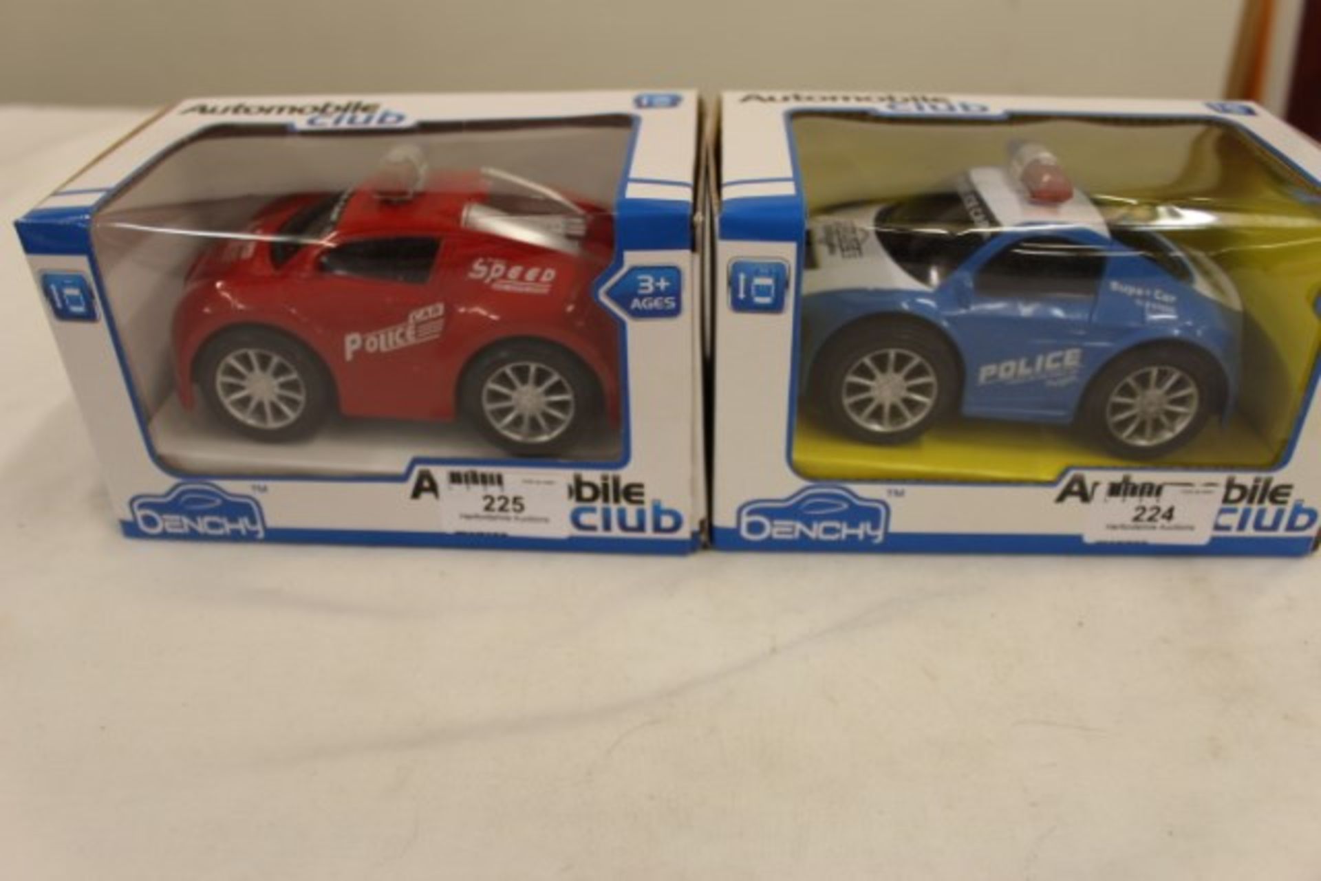 V Brand New Automobile Club Friction Police Car X 2 YOUR BID PRICE TO BE MULTIPLIED BY TWO