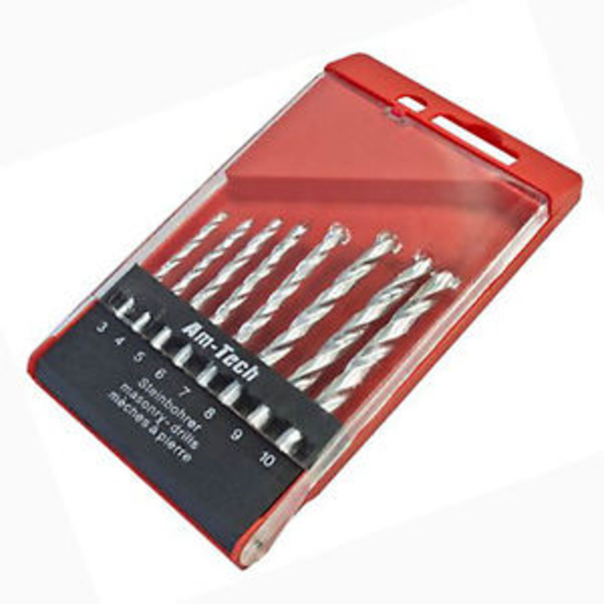 V *TRADE QTY* Brand New 8pc Masonry Drill Bit Set X 7 YOUR BID PRICE TO BE MULTIPLIED BY SEVEN
