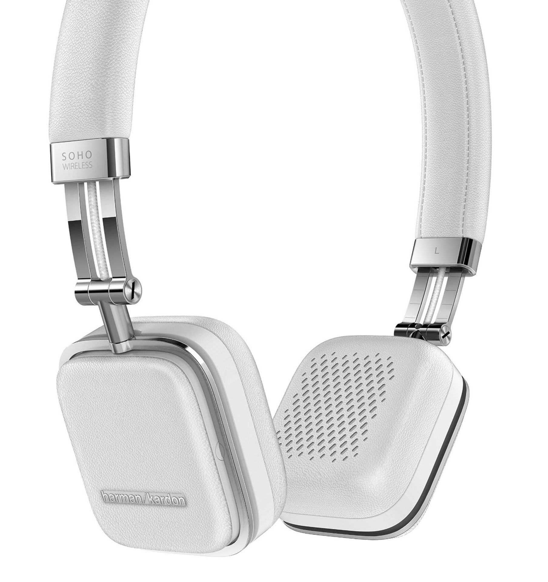 V Brand New Harman Kardon Soho On Ear Wireless Headphones In White RRP:£249.99 Amazon Price £229.99 - Image 2 of 2