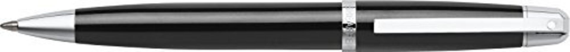 V *TRADE QTY* Brand New Black Sheaffer 500 Ball Point Pen With Chrome Trim ISP £50 (Jarrold.co.uk) X