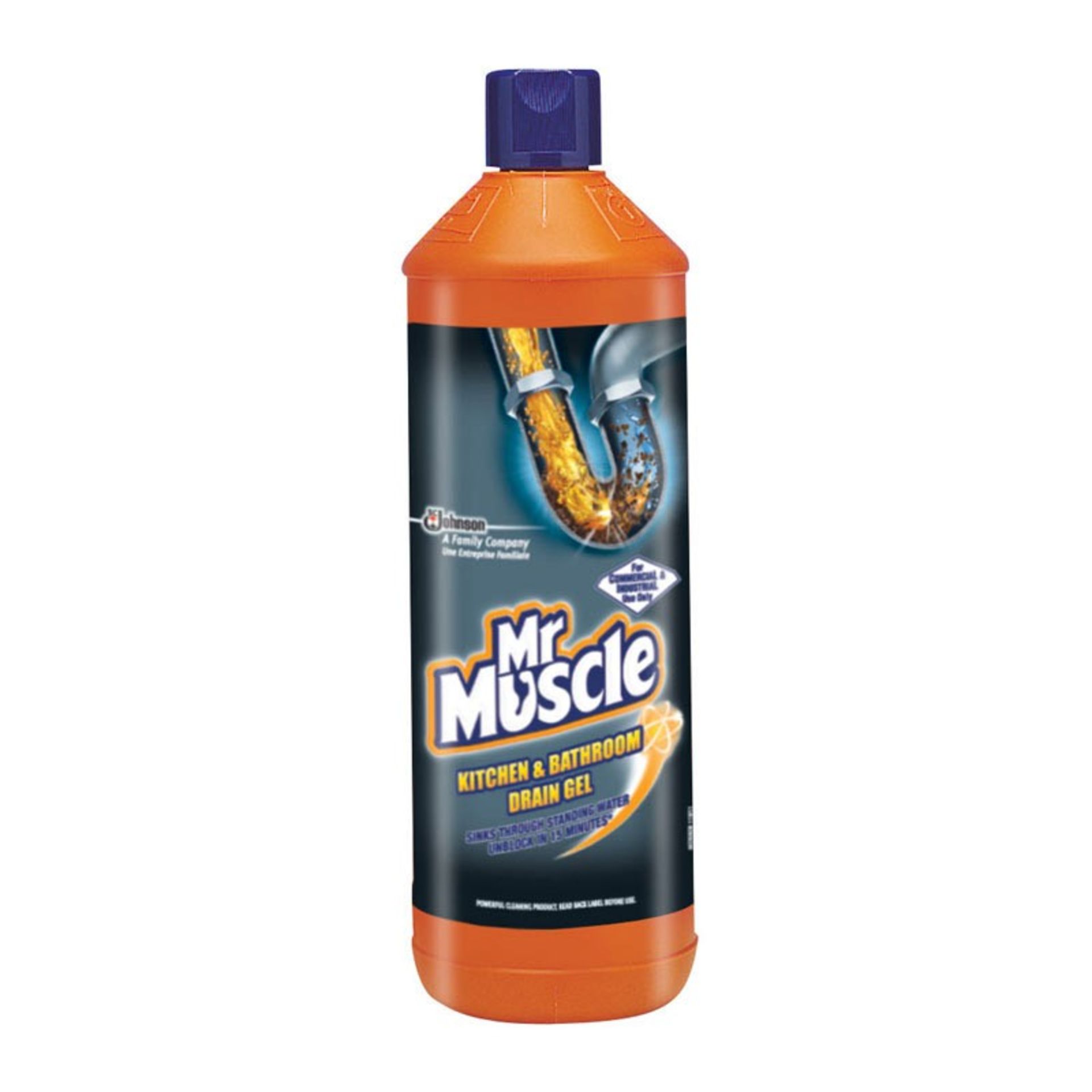 V *TRADE QTY* Brand New Mr Muscle Kitchen & Bathroom Drain Gel - Unblock In 15 Minutes - SRP £7.95 X
