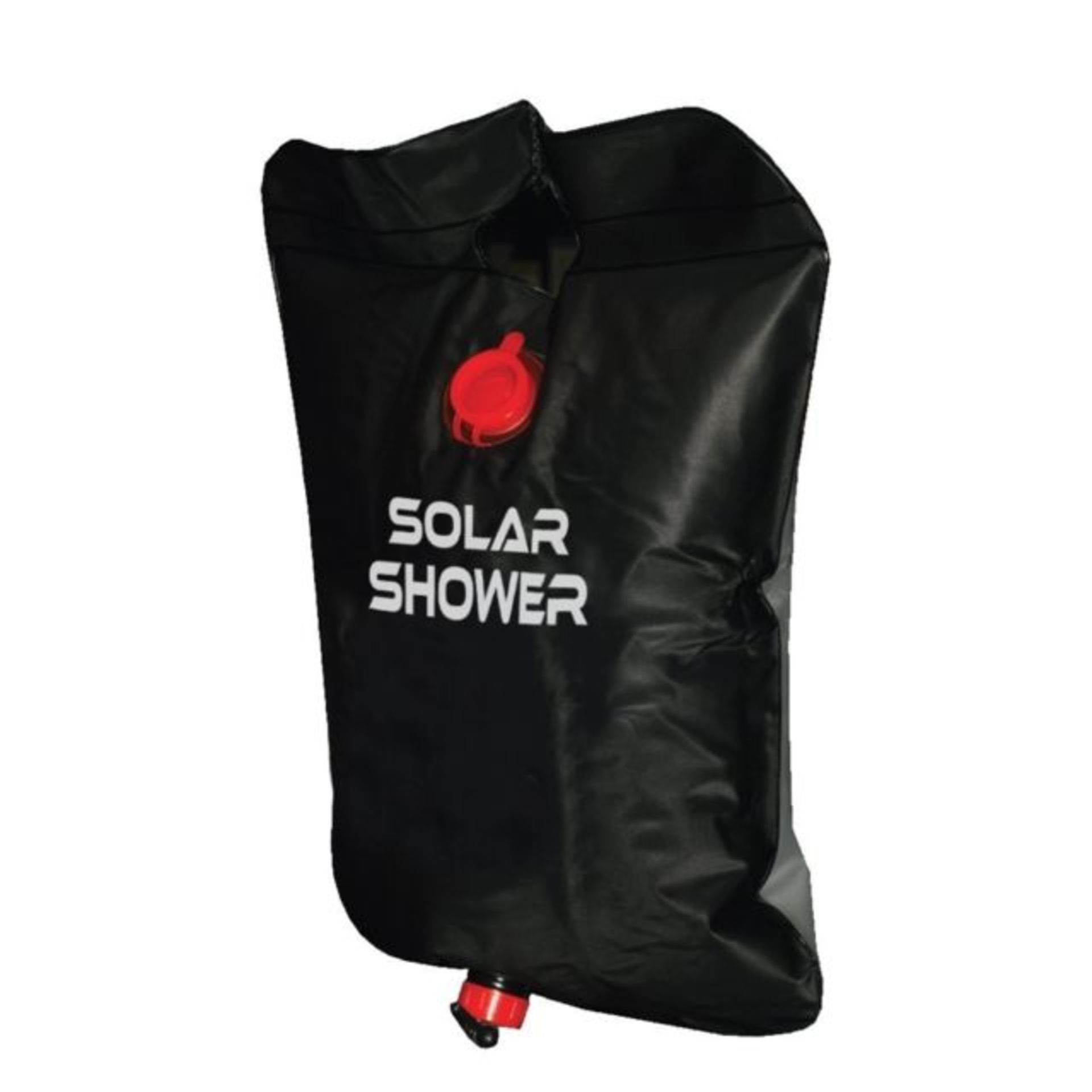 V *TRADE QTY* Brand New 20 Litre Solar Heated Shower Includes Shower Head & Tubing X 10 YOUR BID